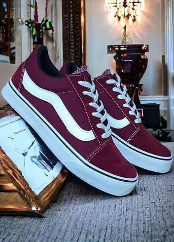 Vans Old Skool Bordo Ayakkabı