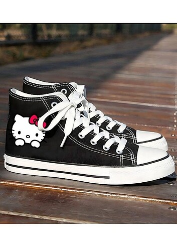 Hello Kitty Baskılı Converse Ayakkabı