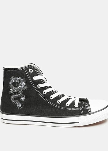 Dragon Baskılı Converse Ayakkabı