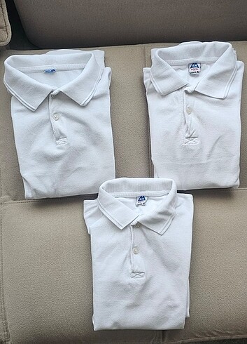 3 Adet Beyaz Uzun Kollu Lacoste