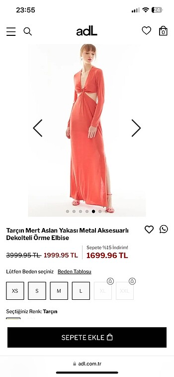 s Beden lacivert Renk Uzun Elbise