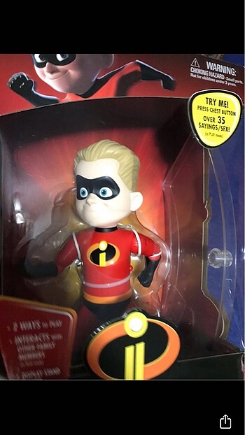  incredibles 2 figür dash talking