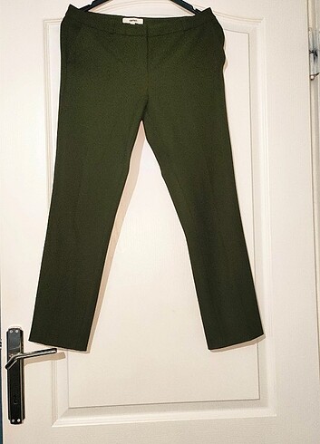 Yeşil kumaş pantolon 