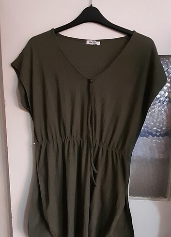universal Beden yeşil Renk Yazlık elbise / tunik / beachwear