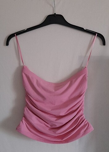 Stradivarius kıvrık detaylı / büzgülü / straplez bandeau