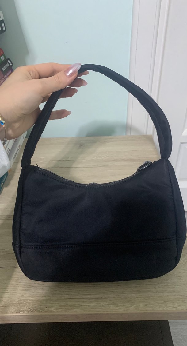 Kadın Siyah Pull&Bear Baget Çanta - Görsel 2