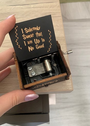  Ahşap Harry Potter Müzik Kutusu