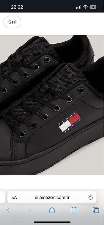 37 Beden siyah Renk Tommy kadın sneaker platform