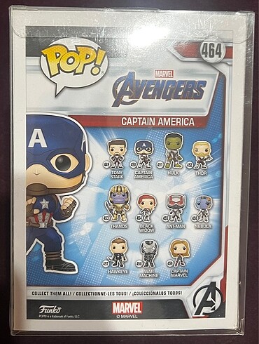  Beden captaın amerıca 464 funko pop