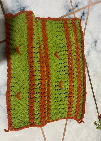 Çocuklar için Örgü Renkli Battaniye - Görsel 3