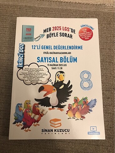 Sinan kuzucu ikinci doz 12 li genel değerlendirme sayısal