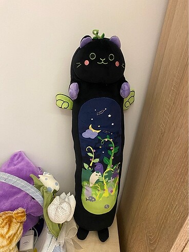 Beden Kawaii Mewaii Kedi Peluş vücut yastığı