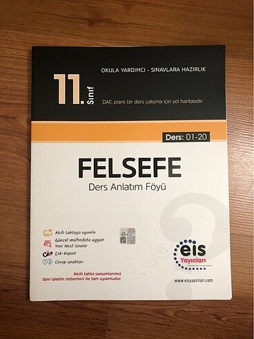 Eis yayınları 11.sınıf felsefe