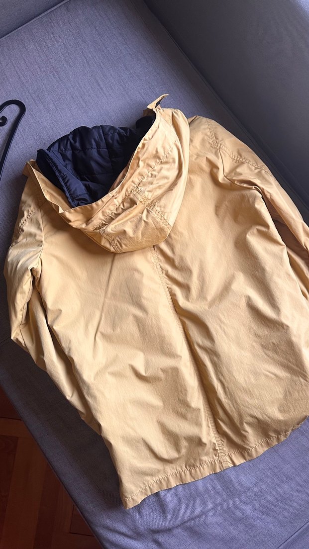 Zara Kapüşonlu Hardal Erkek Çocuk Mont - Görsel 4