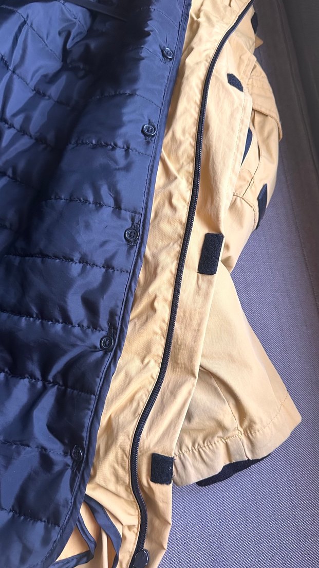 Zara Kapüşonlu Hardal Erkek Çocuk Mont - Görsel 2