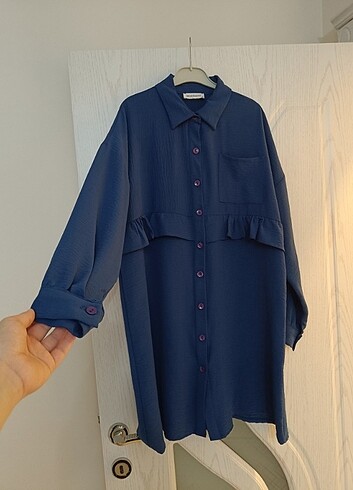 Indigo mavisi #tunik #düşük omuz 