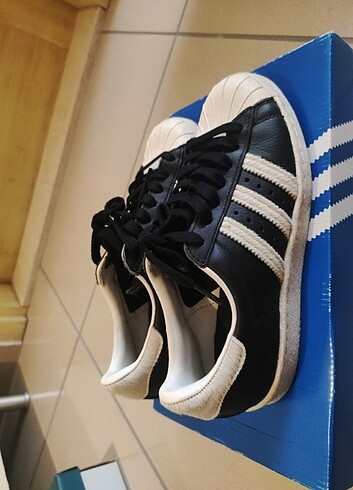37 Beden siyah Renk Adidas Kadın Süperstar Ayakkabı