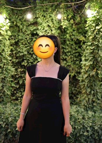 Diğer Siyah Straplez Midi Gotik Elbise
