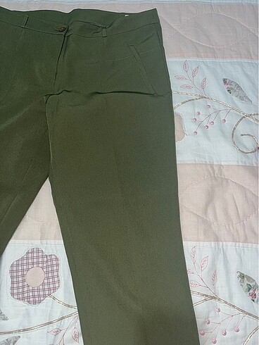 Diğer Haki yesil kumas kalem pantalon