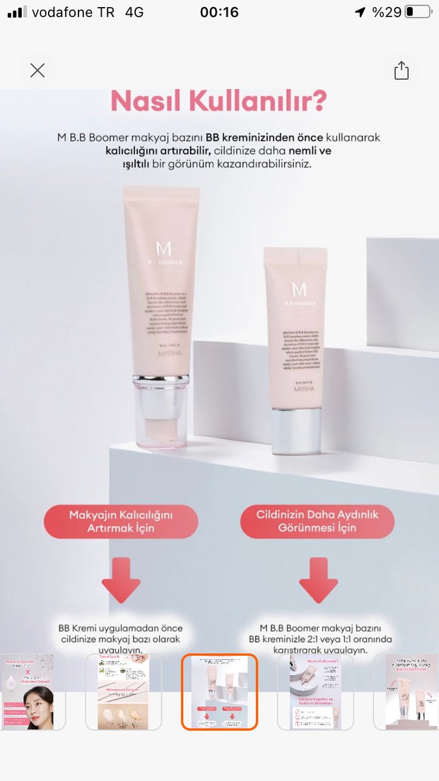 Missha M B.B Boomer BB Krem Beige - Görsel 4