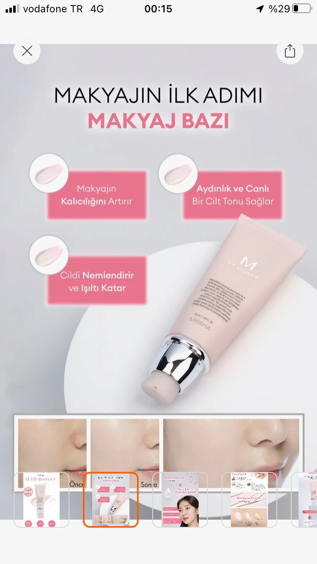 Missha M B.B Boomer BB Krem Beige - Görsel 2