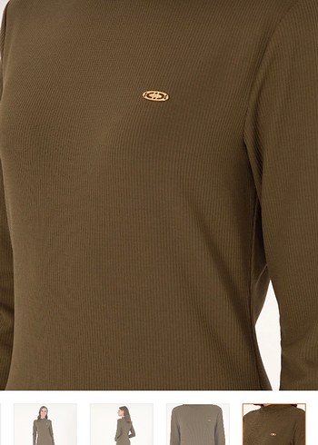 Kadın Uzun Kollu Yüksek Yakalı Uzun Elbise - Görsel 5