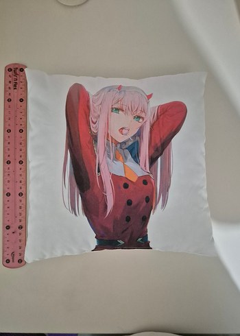 Darling in the Franxx Zero Two Yastık - Görsel 3