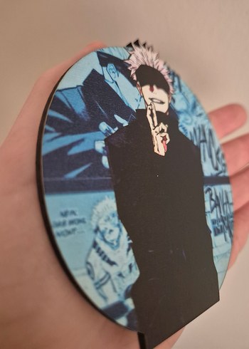  Beden Renk Jujutsu Kaisen Gojo Bardak Altlığı