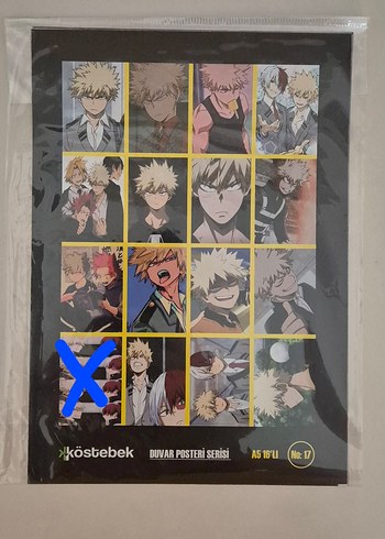 My Hero Academia Bakugo Poster 15'li - Görsel 8