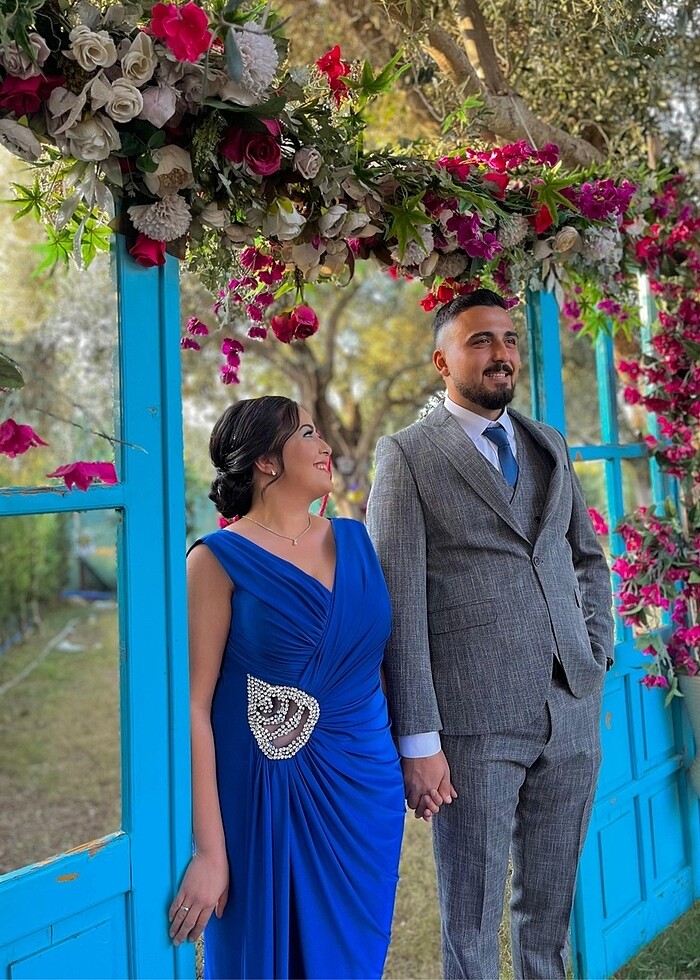 Saks mavi abiye - Görsel 2