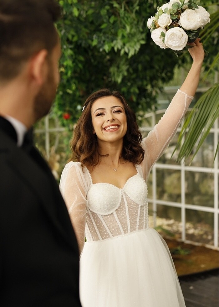 Özel dikim gelinlik - Görsel 4