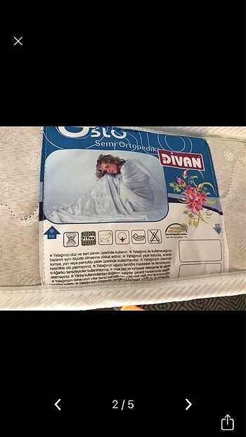 Diğer Ortopedik Yatak 60*120