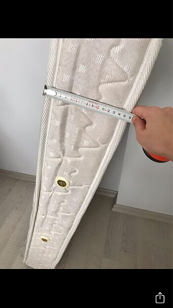 Beden beyaz Renk Ortopedik Yatak 60*120