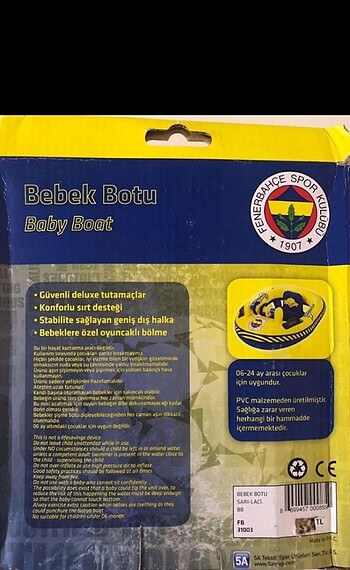 Fenerbahçe #fb #lisanslı #bebek #botu