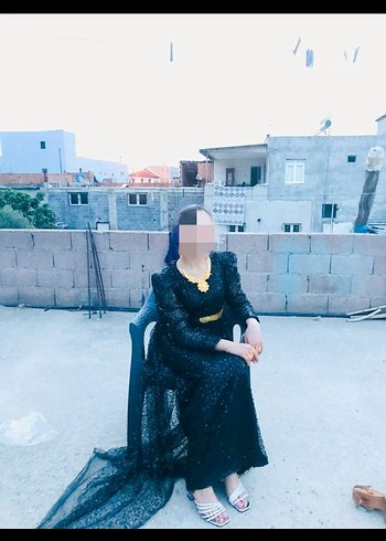 Abiye V Yaka Siyah Uzun Drapeli Abiye Elbise