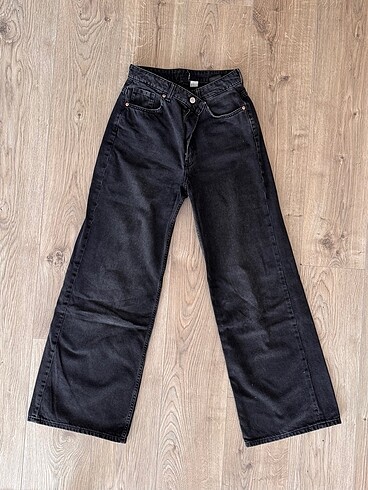 H&M Marka Geniş Paça Jean