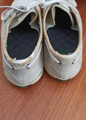 Vans - Günlük Bej Keten Ayakkabı (42,5) - Görsel 4