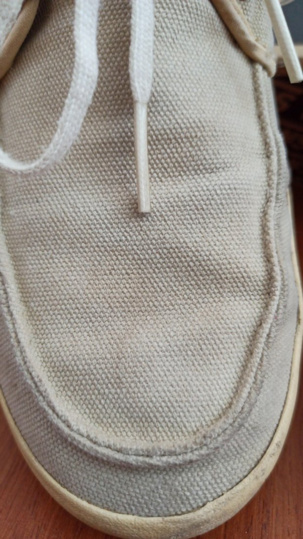 Vans - Günlük Bej Keten Ayakkabı (42,5) - Görsel 2