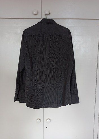 Benetton Uzun Kollu Siyah Erkek Gömlek(xl) - Görsel 3