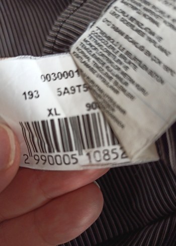 Benetton Uzun Kollu Siyah Erkek Gömlek(xl) - Görsel 5