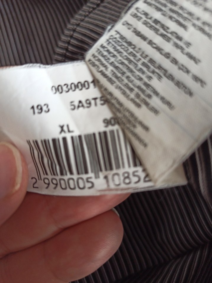 Benetton Uzun Kollu Siyah Erkek Gömlek(xl) - Görsel 5