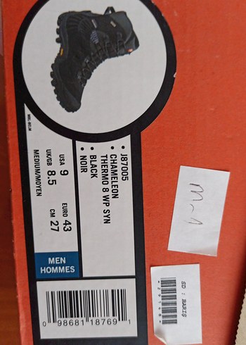 Merrell Siyah Erkek Bağcıklı Bot #43 - Görsel 8