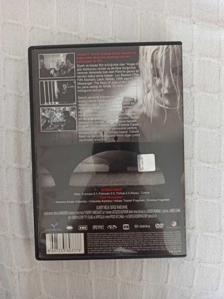 Angel-A DVD Filmi - Luc Besson - Görsel 2