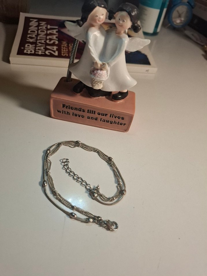 Zincir Detaylı Kadın Bileklik - Görsel 3