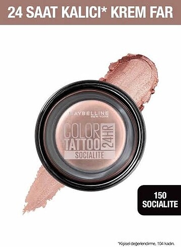 MAYBELLINE COLOR TATTOO KREM GÖZ FARI