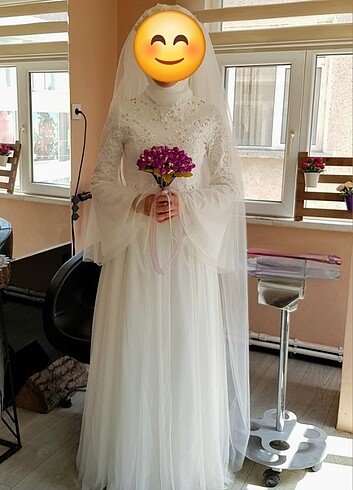 Beyaz ABİYE ELBISE FİYATI 600 TL