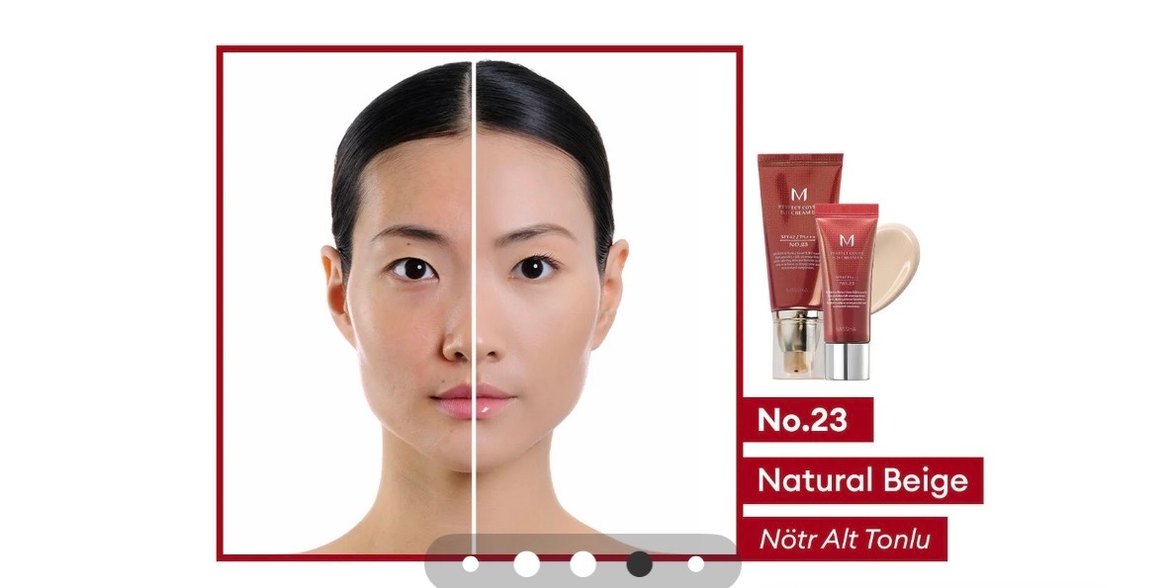 MISSHA M No.23 Parlak Bordo BB Krem SPF42 - Görsel 2