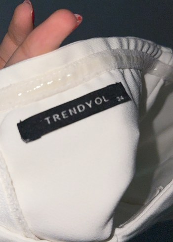 Beyaz  Kadın Bustier - Görsel 3