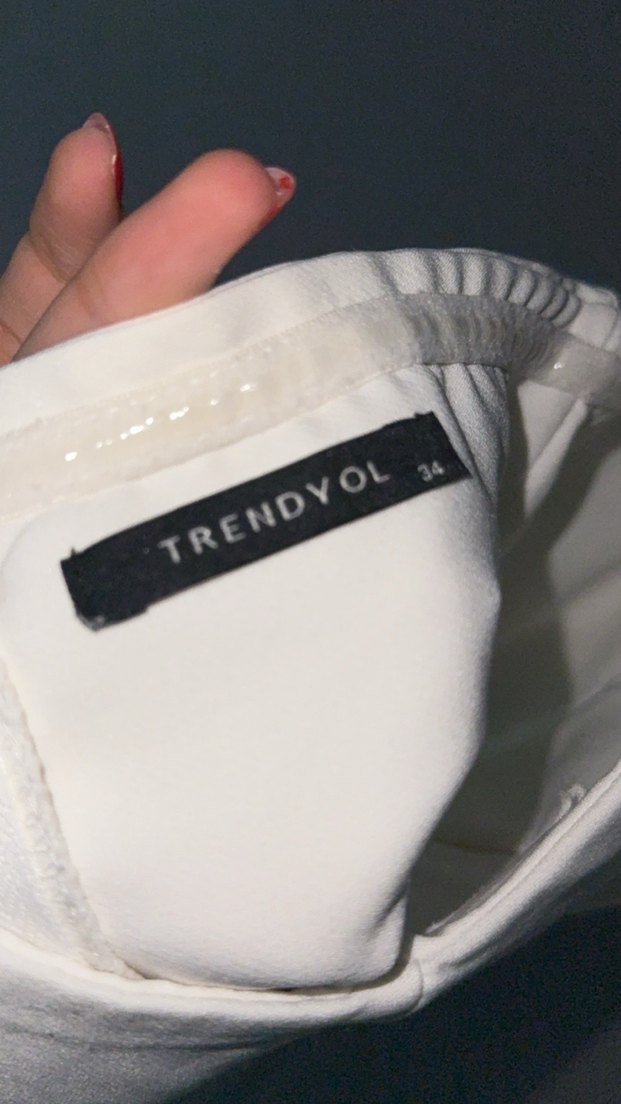 Beyaz  Kadın Bustier - Görsel 3