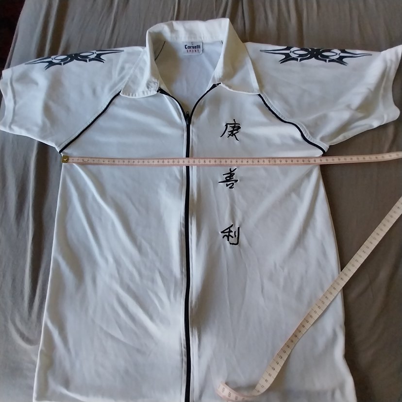 Fermuarlı Yarım Kol Beyaz Gömlek - Görsel 5